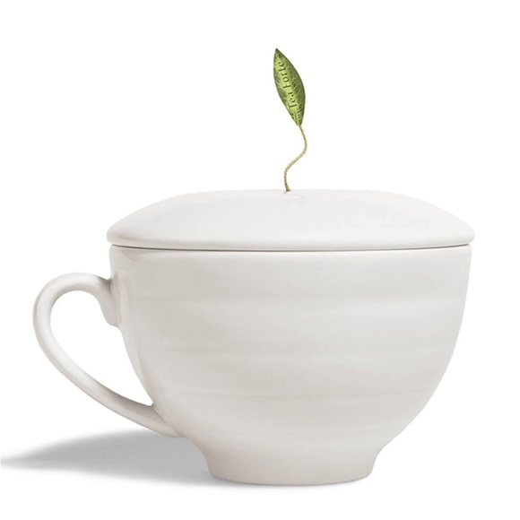 Tea Forte Cafe Cup in Bone White 2 new in box, 2 new without box - Picture 3 of 4